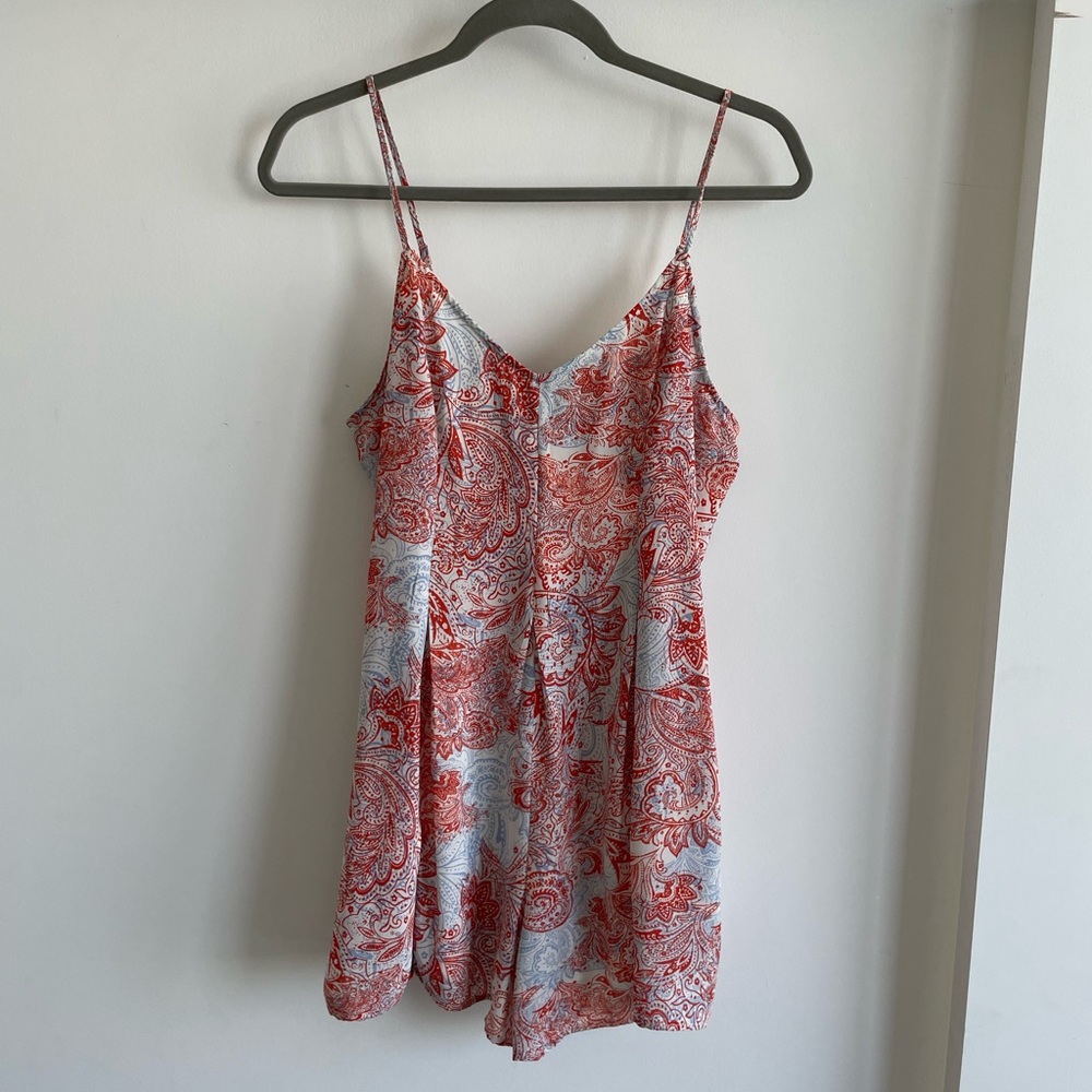 Fully Lined Floral Romper